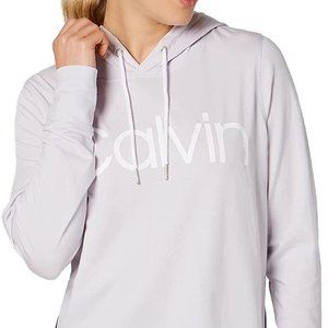 Calvin Klein Performance Logo Varsity-Stripe Hoodie